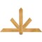 Ekena Millwork Kennewick Rough Sawn Timber Gable Bracket, Western Red Cedar, 48"W x 28"H x 2"D x 4"F, 14/12 Pitch GBW048X28X0204KEN00RWR - alternate 1
